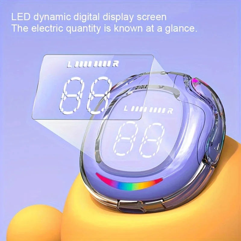 ambient lighting earbuds for sports | touch control wireless headset | bass boost earbuds for gaming | energy saving