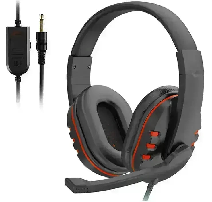 mm wired gaming headset | noise-canceling earphones | ps4 compatible headphones | ultrasonic cleaning