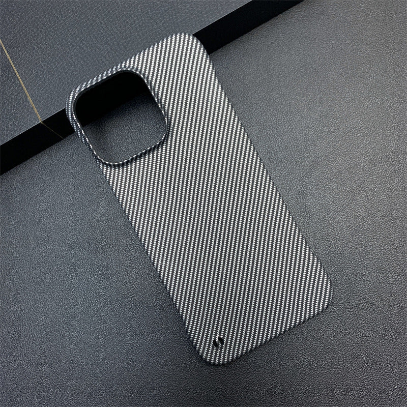 Frameless Triangle Source Pattern Ultra-thin Half Pack Phone Case 