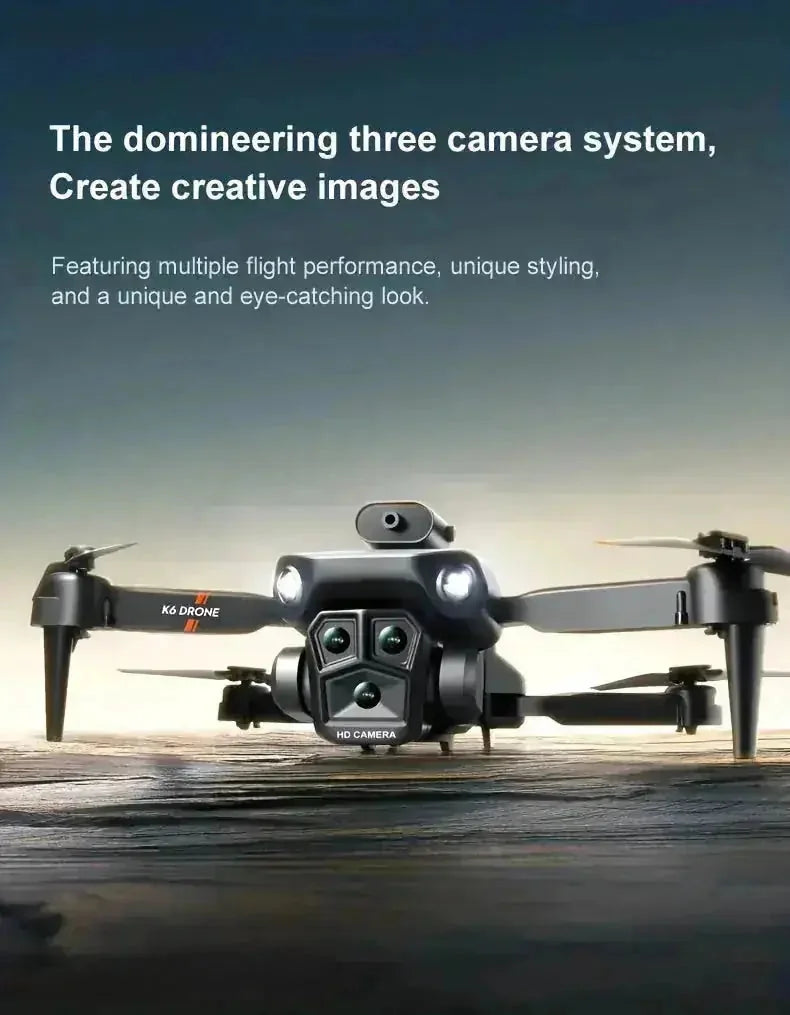 foldable drone with 5 cameras | customizable flight path drone | long flight time quadcopter | energy saving
