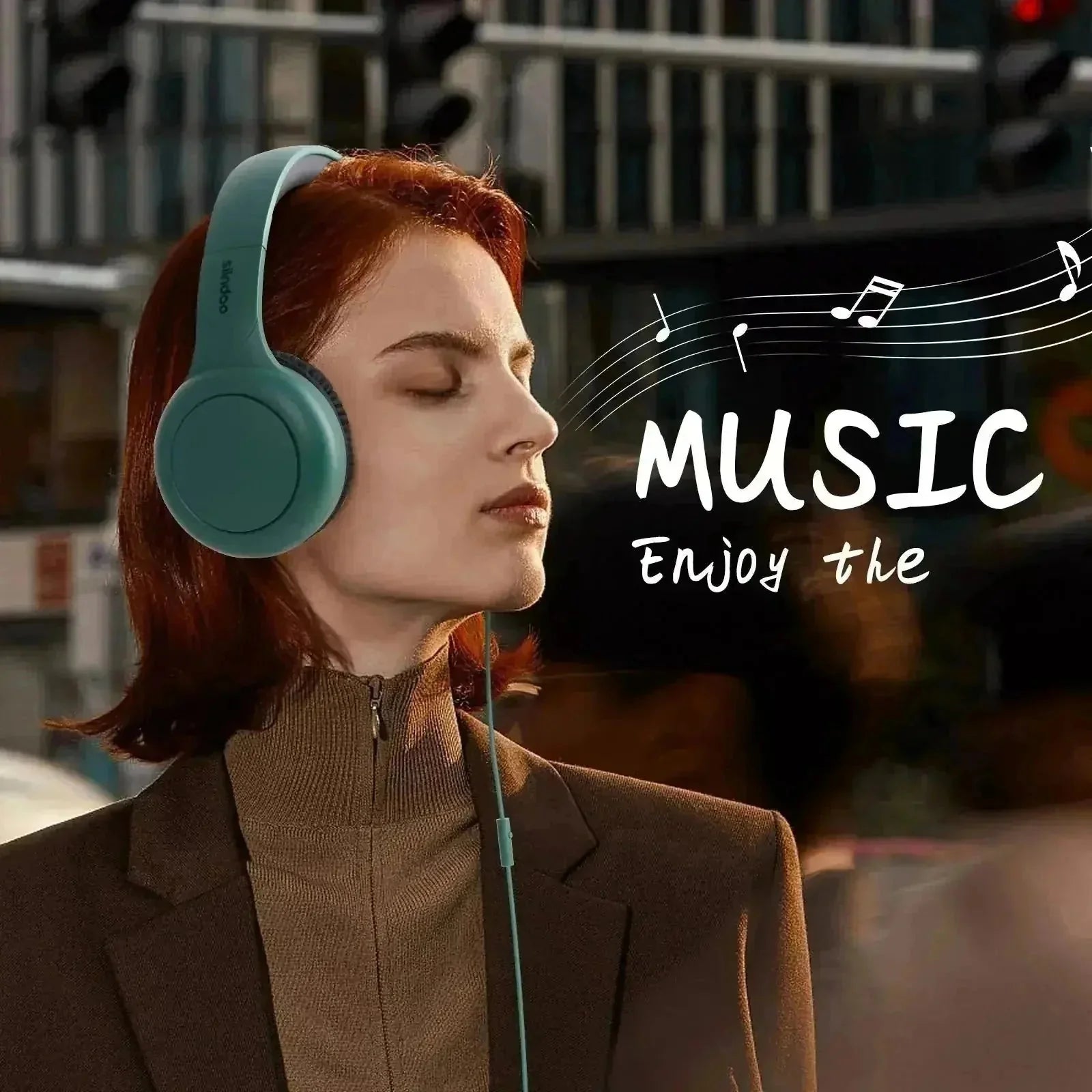 tangle-free nylon cable | on-ear headphones with microphone | type c wired headphones | ultrasonic cleaning