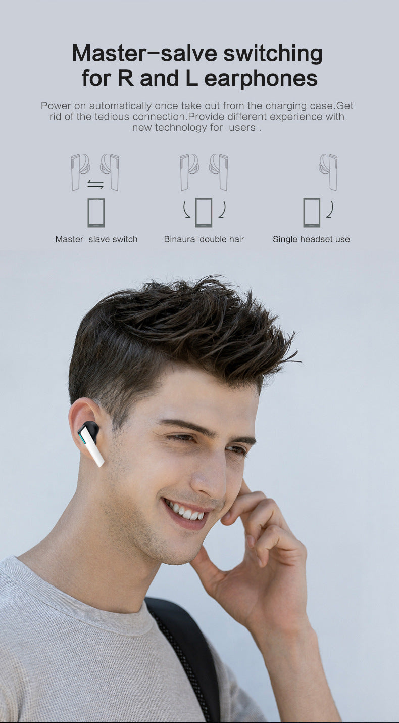 Wireless Gaming Bluetooth Headset Low Latency Luminous Gaming Headset 