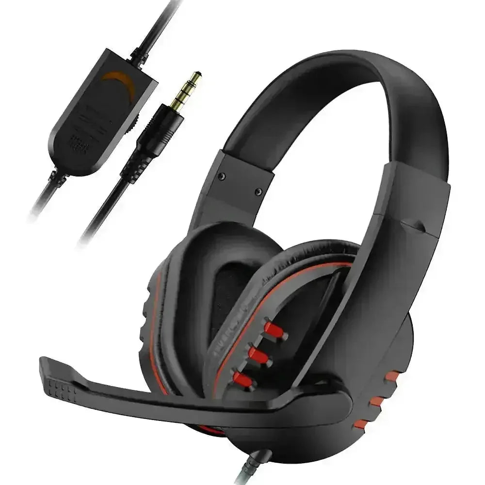 mm wired gaming headset | noise-canceling earphones | ps4 compatible headphones | energy saving