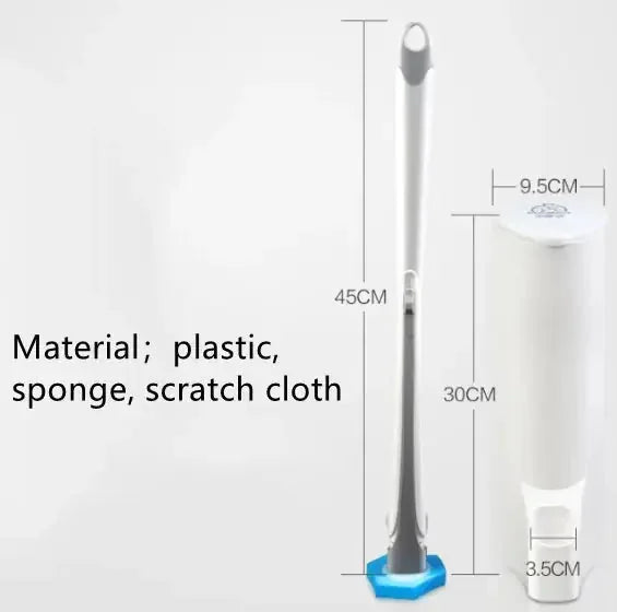 disposable toilet brush | biodegradable toilet brush | single-use toilet brush | energy saving