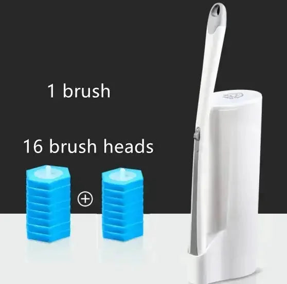 disposable toilet brush | biodegradable toilet brush | single-use toilet brush | ultrasonic cleaning