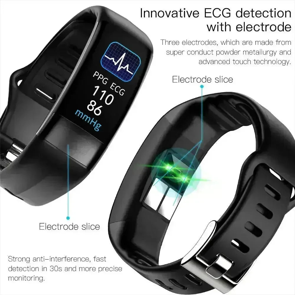 medical-grade ecg monitor | 247 heart rate tracking | sleep quality analysis | ultrasonic cleaning