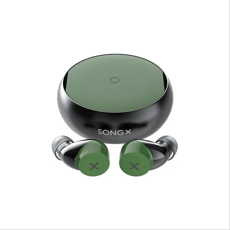 sweat-proof wireless earbuds | secure-fit ear hooks for running | long battery life for all-day use | ultrasonic cleaning