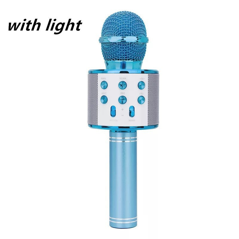 Wireless Microphone Portable Bluetooth Mini Home Ktv For Music Playing Singing Speaker Player 