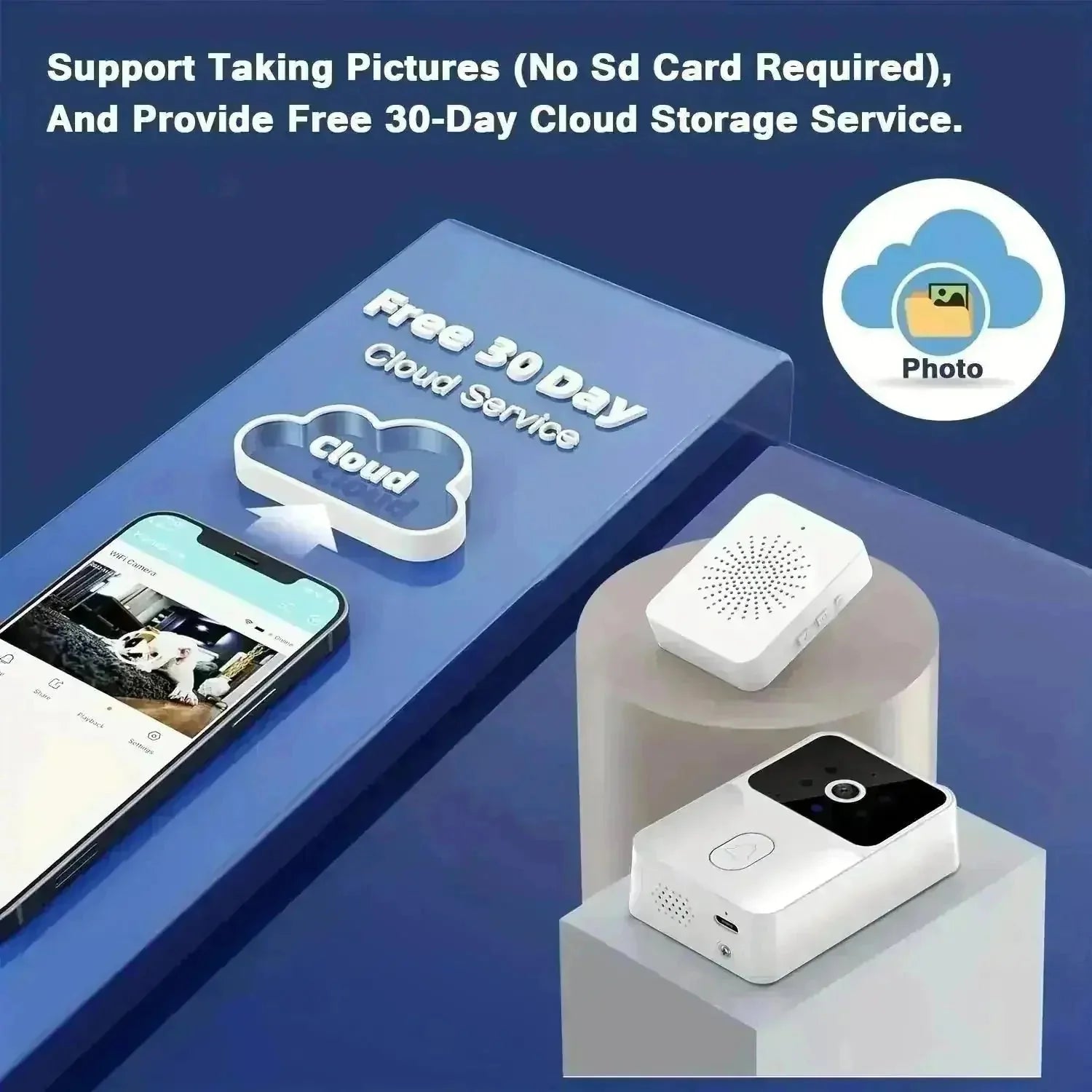 wireless video doorbell | hd video doorbell | night vision security camera | energy saving