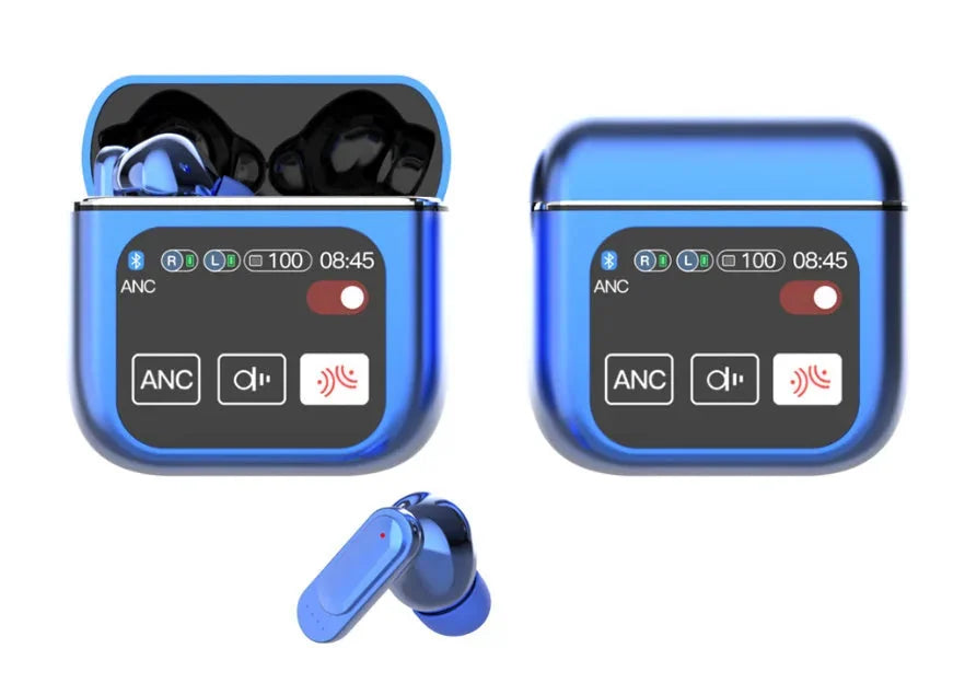 wireless bluetooth headset | active noise cancelling headphones | 54 hours battery life | ultrasonic cleaning