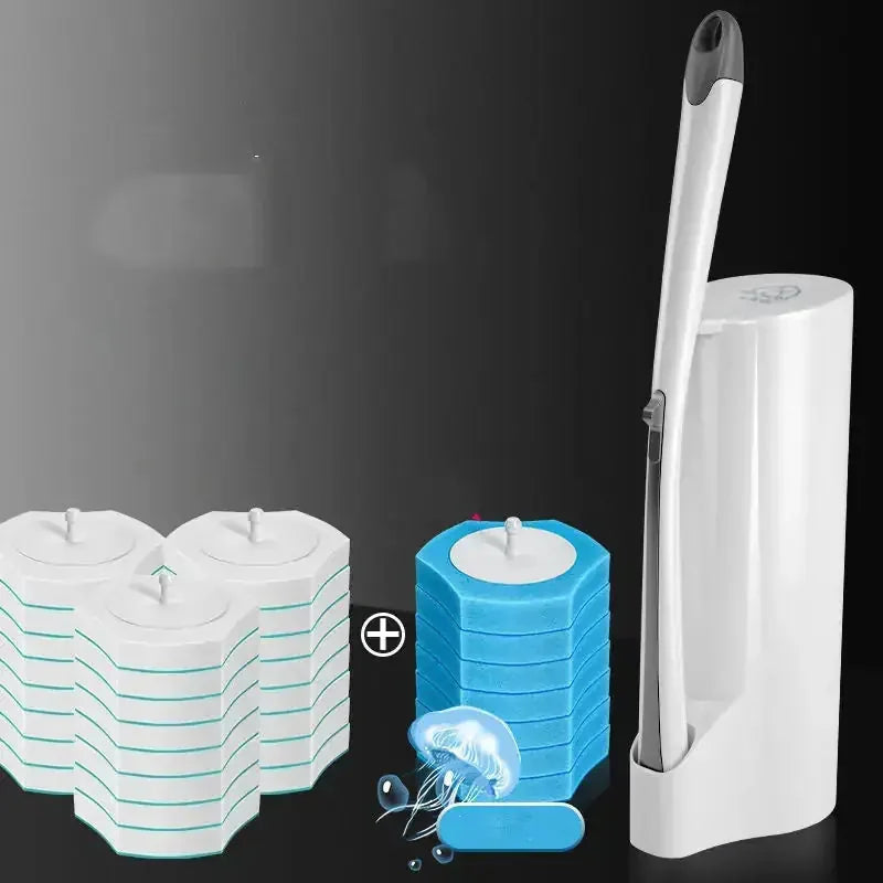 disposable toilet brush | biodegradable toilet brush | single-use toilet brush | energy saving