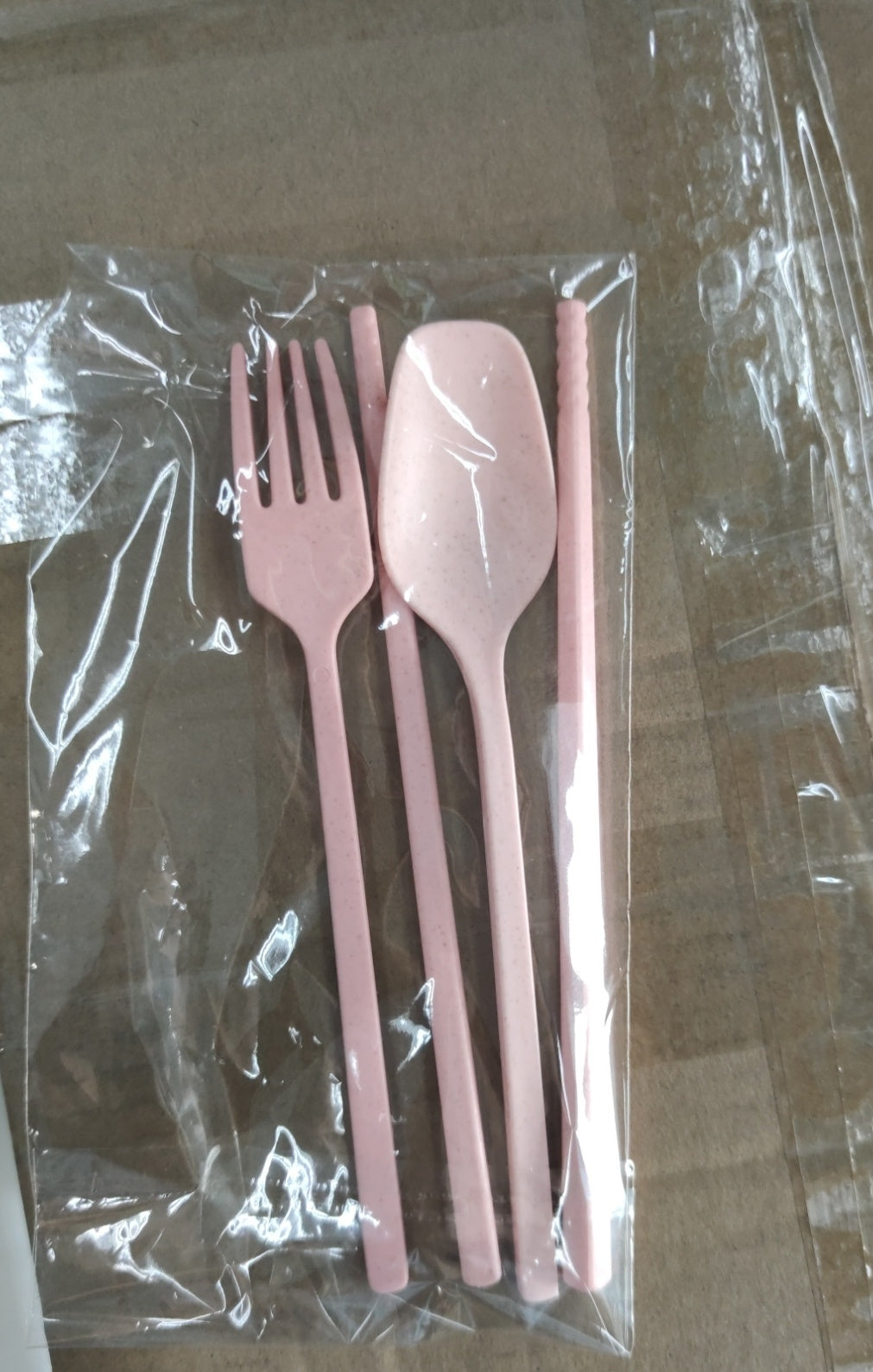 Wheat Straw, Children's Bowl, Cartoon, Wheat Chopsticks, Fork Spoon, Fruit Dish, Mickey's Bowl, Lovely Gift Set 