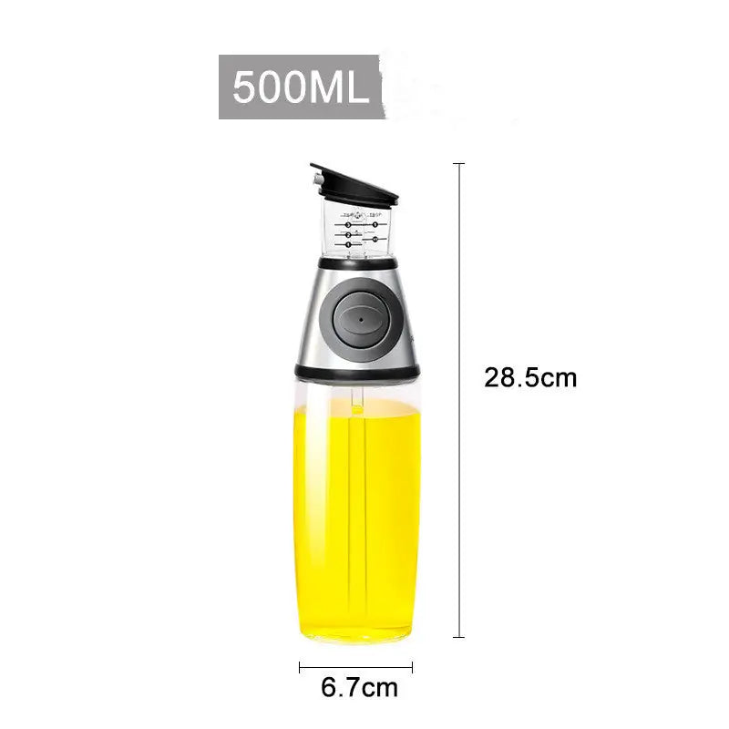 500ml Measurable Glass Bottle Oil Bottle Soy Bottle Kitchenware 