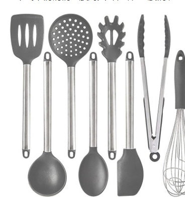 The silicone kitchen utensils and appliances 