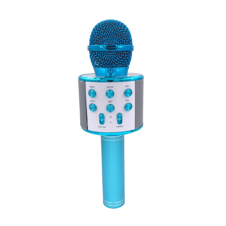 Wireless Microphone Portable Bluetooth Mini Home Ktv For Music Playing Singing Speaker Player 
