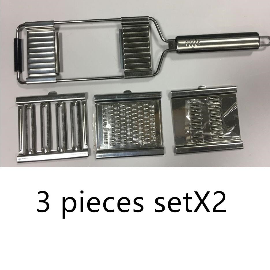 Stainless Steel Grater, Vegetable And Fruit Slicer, Peeler 
