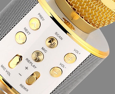 Wireless Microphone Portable Bluetooth Mini Home Ktv For Music Playing Singing Speaker Player 