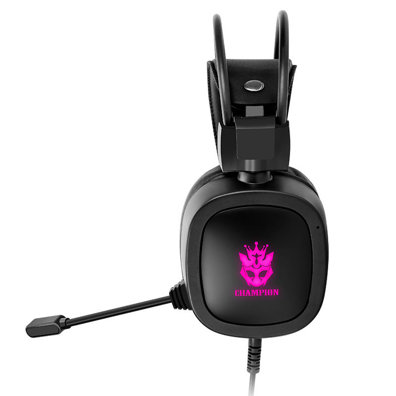 Head-mounted gaming headset 