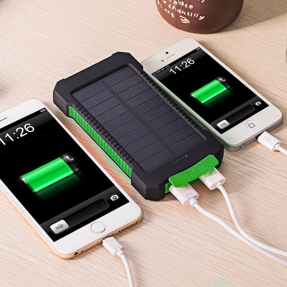 Universal Ultra-thin Mobile Phone Solar Charger Camping Lights 