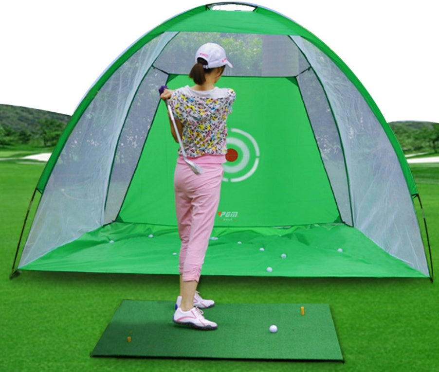 Golf Practice Net Tent Golf Hitting Cage Garden Grassland Practice Tent Golf Training Equipment Mesh Outdoor 