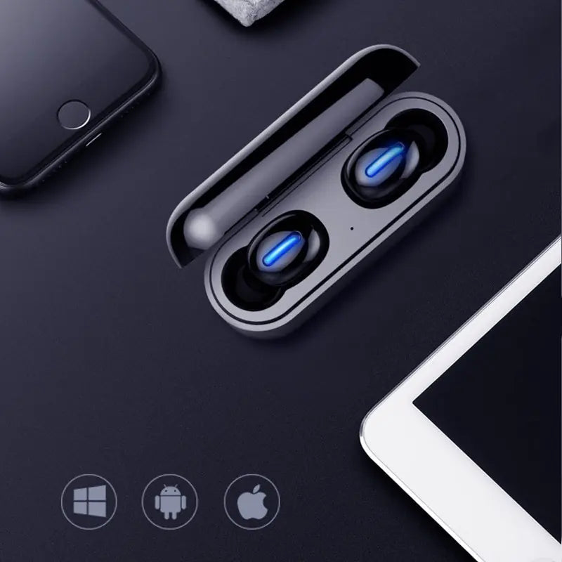 Binaural Mini Bluetooth Headset 