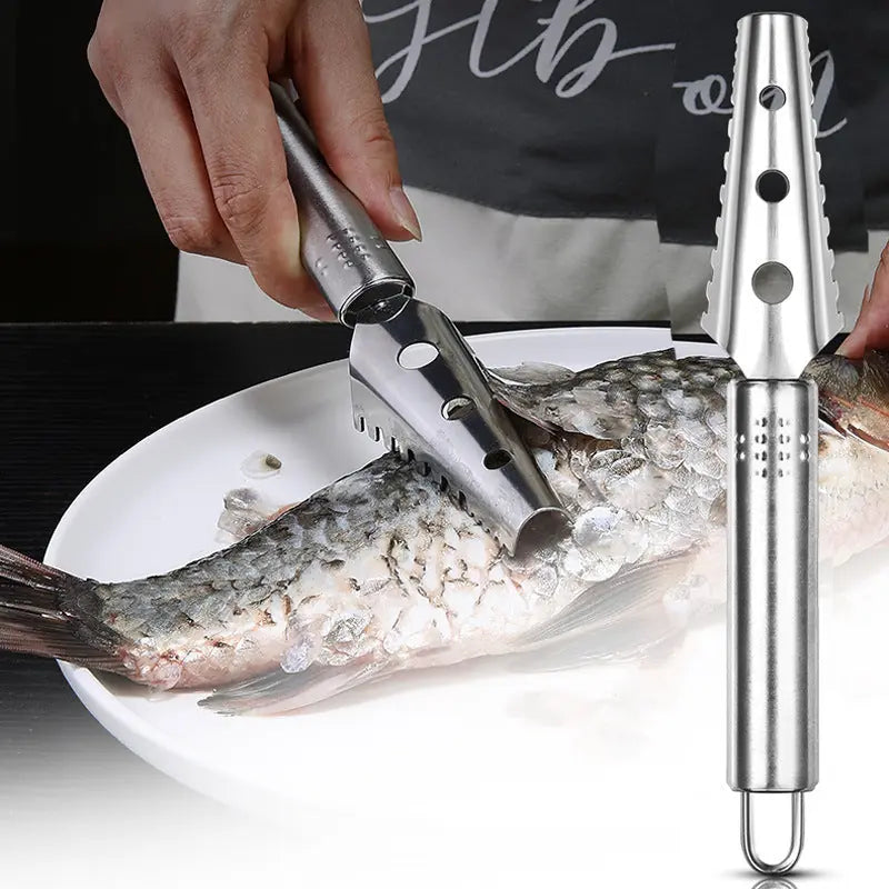 430 Stainless Steel Scale Removing Artifact Fish Killing Tool Kitchen Gadgets 