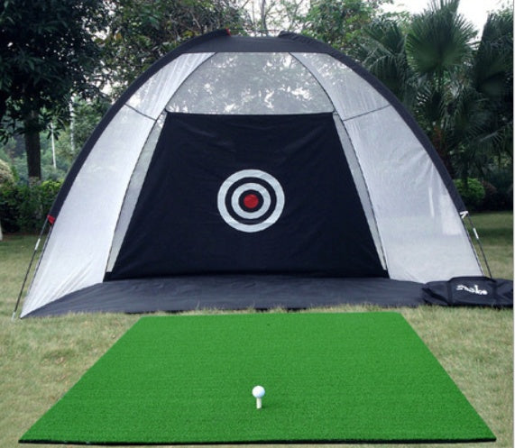 Golf Practice Net Tent Golf Hitting Cage Garden Grassland Practice Tent Golf Training Equipment Mesh Outdoor 