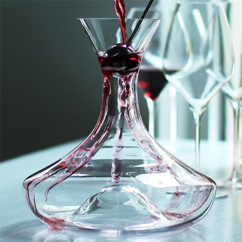 Wine Decanter Hip Flask Pourer Family Bar 