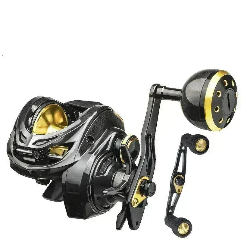 carbon fiber construction | rocker wheel fishing reel | 101 ball bearings | ultrasonic cleaning