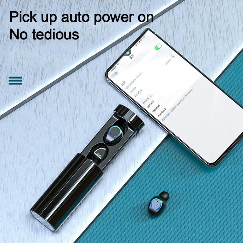 Binaural Mini Cylindrical Headphones 