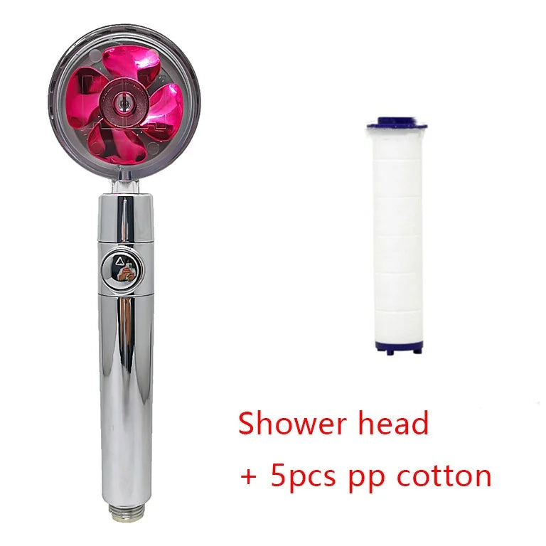 water saving shower head | high pressure rain shower | 360 degree rotating nozzle | ultrasonic cleaning