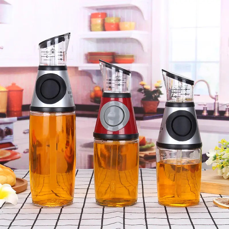 500ml Measurable Glass Bottle Oil Bottle Soy Bottle Kitchenware 