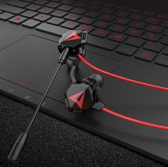 low-latency gaming earbuds | noise-cancelling microphone | durable metal construction | ultrasonic cleaning