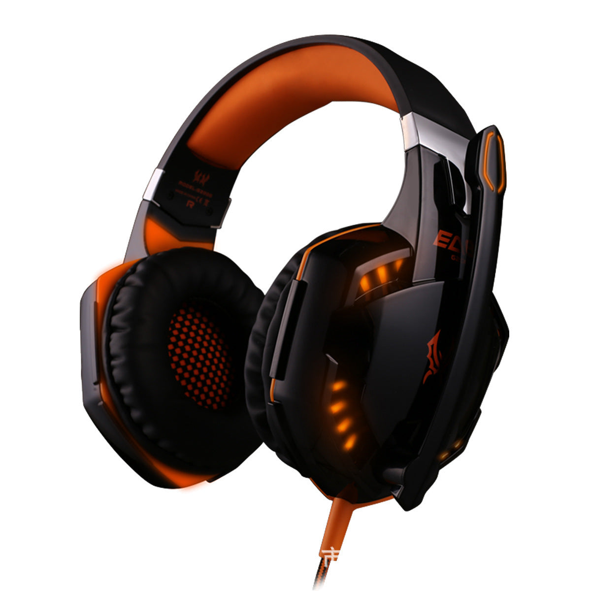 Head-Mounted Heavy Bass Gaming Headset With Microphone Noise Reduction 