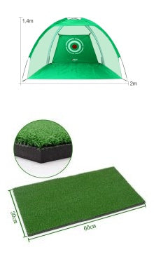 Golf Practice Net Tent Golf Hitting Cage Garden Grassland Practice Tent Golf Training Equipment Mesh Outdoor 