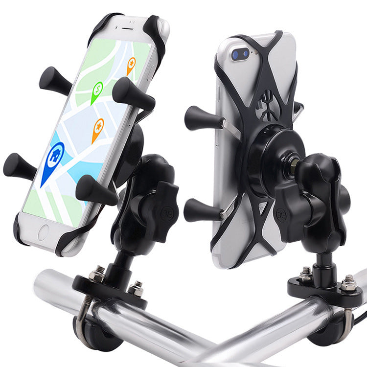 Motorcycle Mobile Phone Bracket Modification Electric Bike Bicycle Accessories Aluminum Alloy Base Bracket.