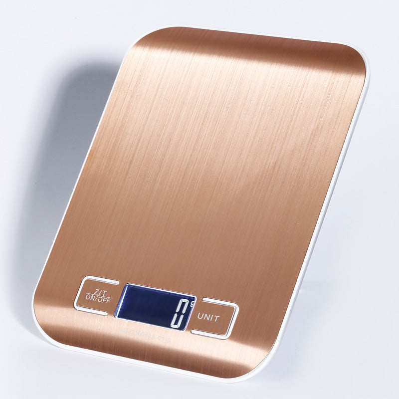 Rechargeable Flat Stainless Steel Kitchen Scale Electronic Scale Small Platform Scale 