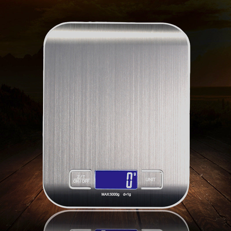 Rechargeable Flat Stainless Steel Kitchen Scale Electronic Scale Small Platform Scale 