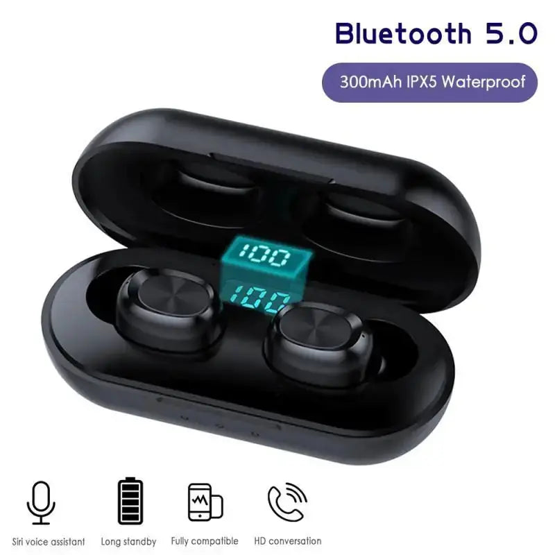 B5 Bluetooth Headset Binaural Digital Display Stereo Bluetooth Headset TWS5.0 Bluetooth Headset 239 Bluetooth Headset 