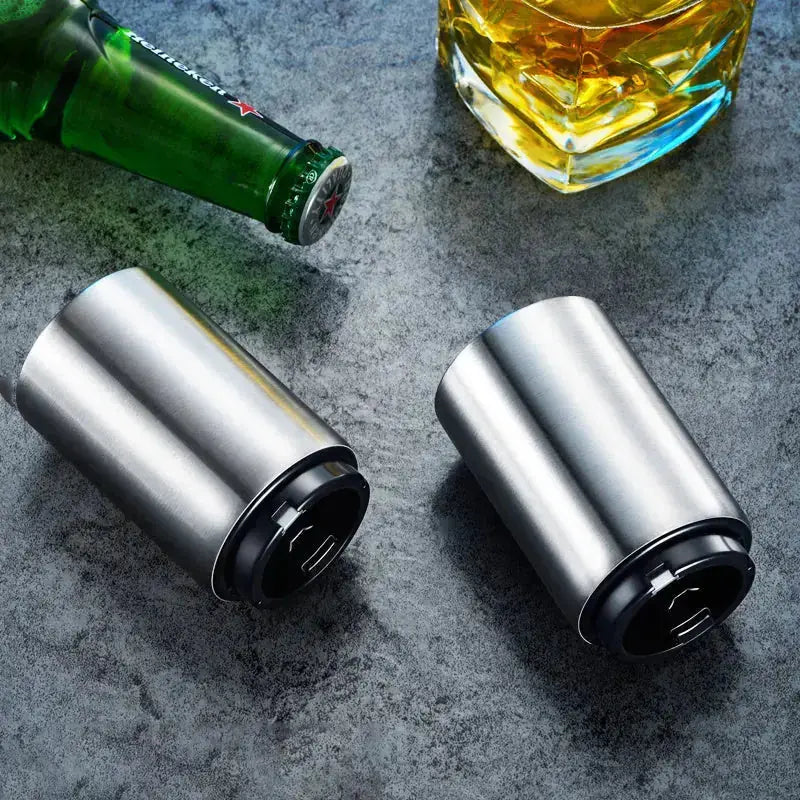 Creative Stainless Steel Beer Bottle Opener Web Celebrity Bar Press Opener Bottle Opener Automatic Summer Party 