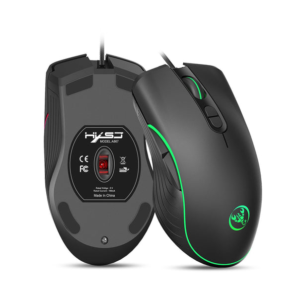 Glowing Gaming Mouse Gaming Wired Mouse 
