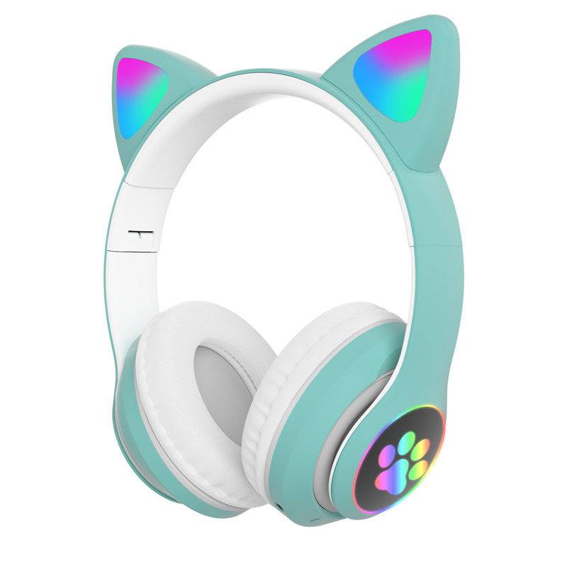 Luminous Bluetooth headset cat ear headset 