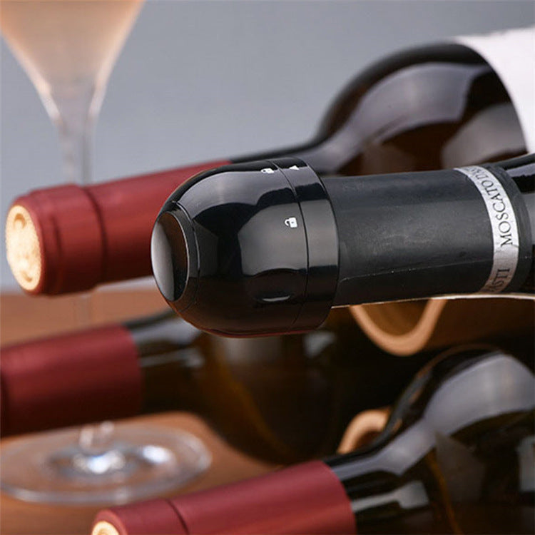 Vacuum Red Wine Bottle Stopper Silicone Sealed Champagne Bottle Stopper Vacuum Retain Freshness Wine Plug Bar Tools 