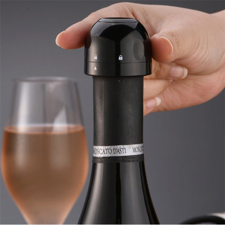 Vacuum Red Wine Bottle Stopper Silicone Sealed Champagne Bottle Stopper Vacuum Retain Freshness Wine Plug Bar Tools 
