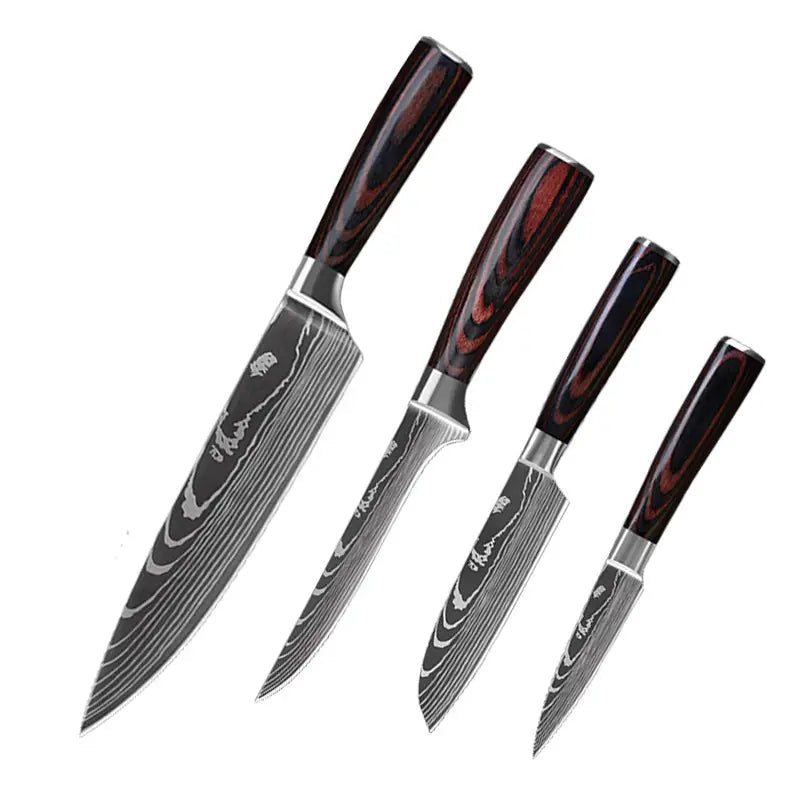 6 Piece Set 8 Piece Set 10 Piece Set Knife Chef's Knife Chef's Knife Kitchen Knife Cooking 