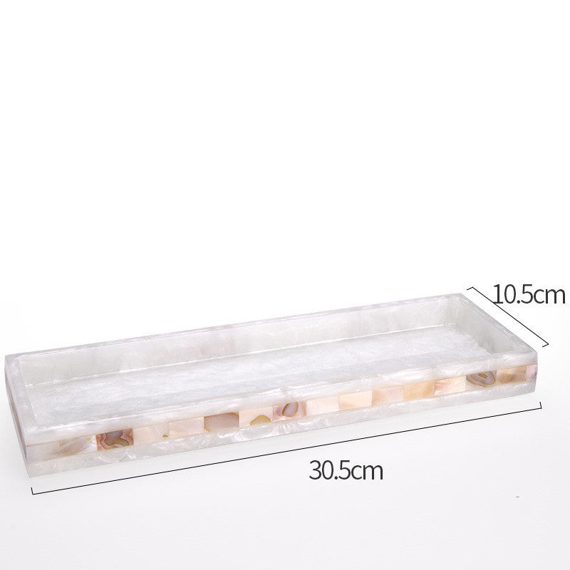 Light Luxury Shell Bathroom Decoration Accessories Toothbrush Holder Soap Dispenser Lotion Bottle Bathroom Supplies Wash Set 5.0 