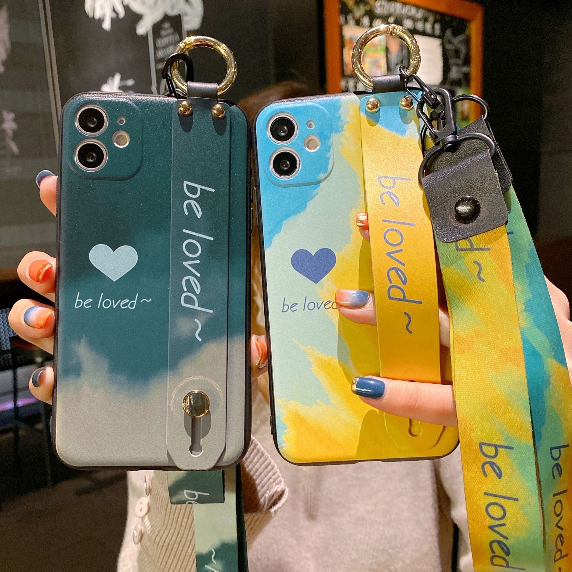 Wristband Phone Case Watercolor Phone Case 