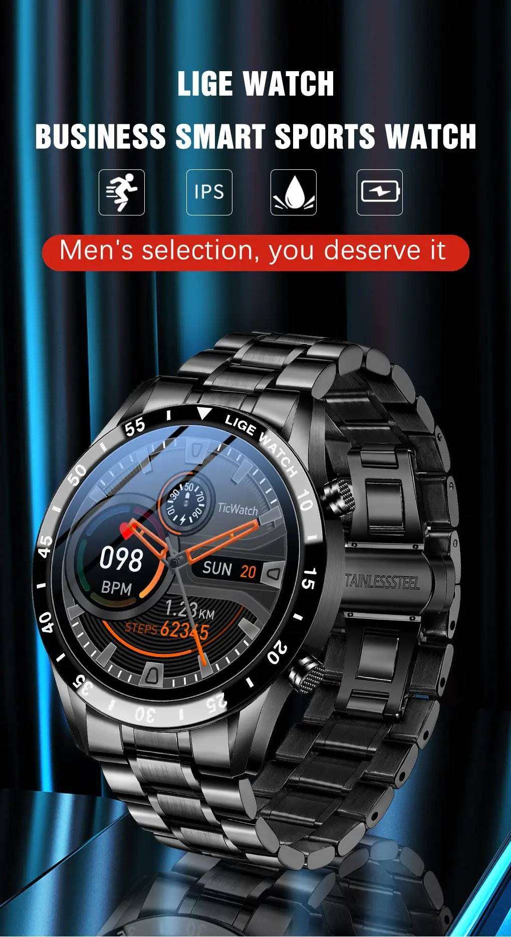 Lige's New Smart Watch Upgrade Smart Wearable Watch 