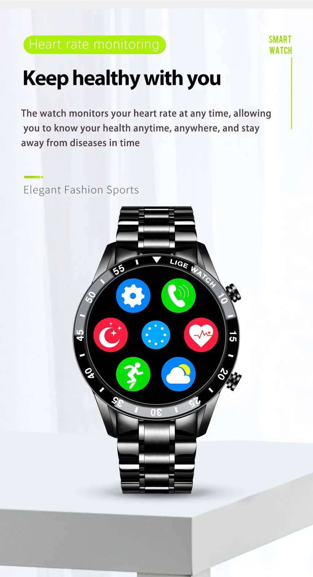 Lige's New Smart Watch Upgrade Smart Wearable Watch 