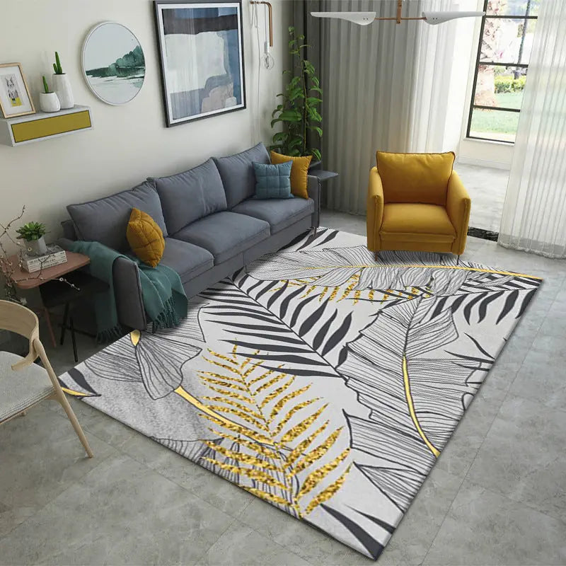 Carpet Light Luxury Abstract Gradient Simple Bedroom Carpet 